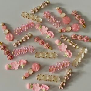 Pearls and Petals - pair