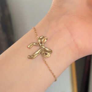 coquette bow bracelet