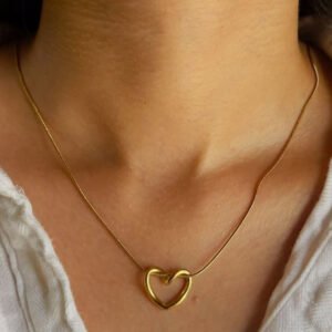 twisted heart necklace